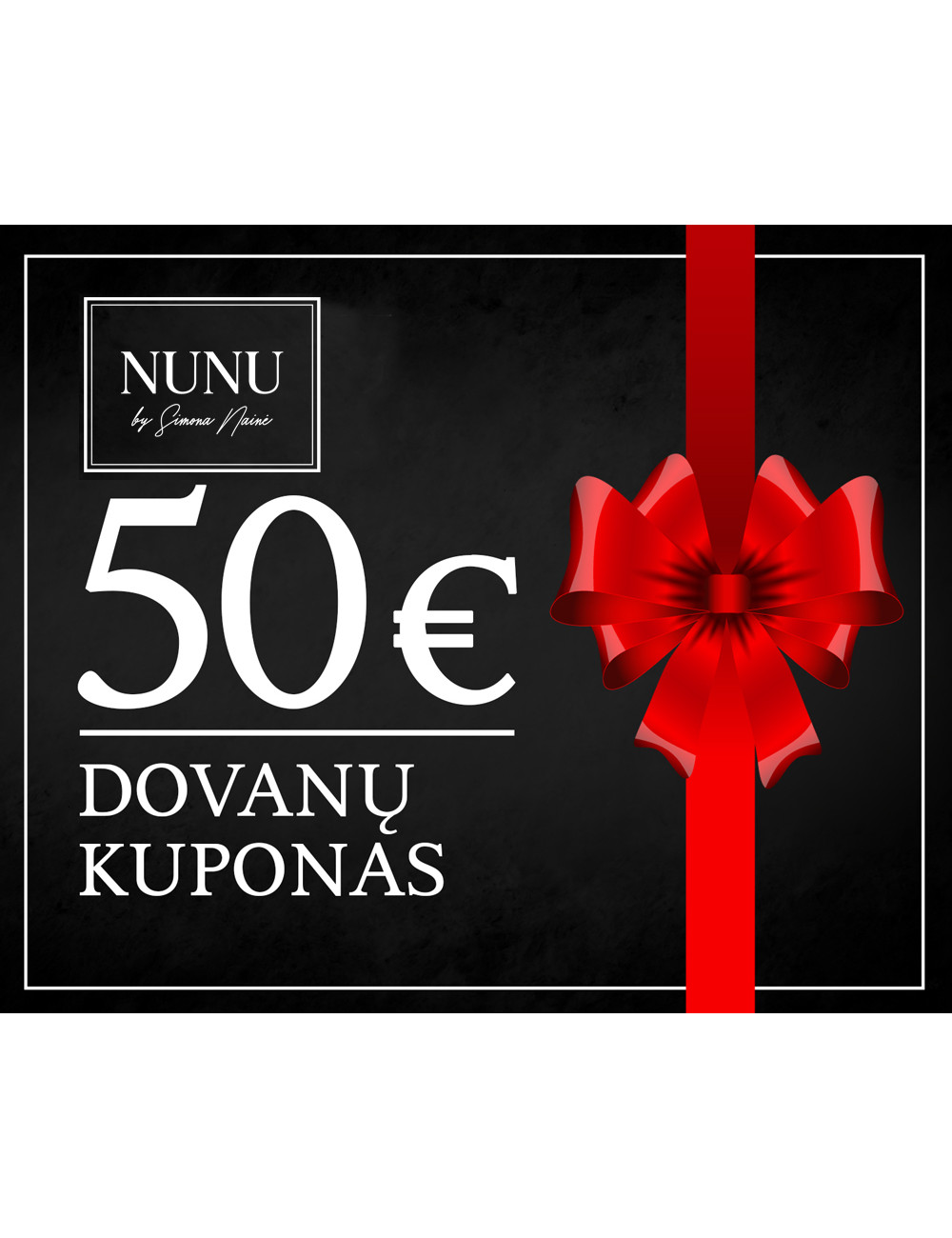 Dovanų kuponas 50 Eur
