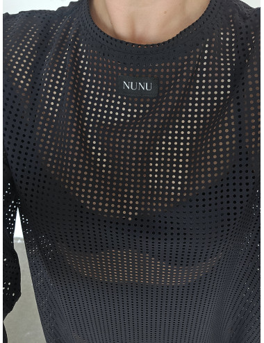 Dress with small holes